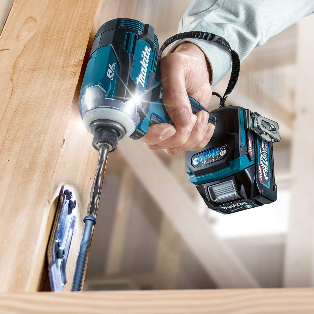 Makita 40V Max XGT Brushless 1/4" Hex Impact Driver TD001GZ (Tool Skin Only, No Battery/Charger), in Plain Packaging (No Retail Boxes). image number 2