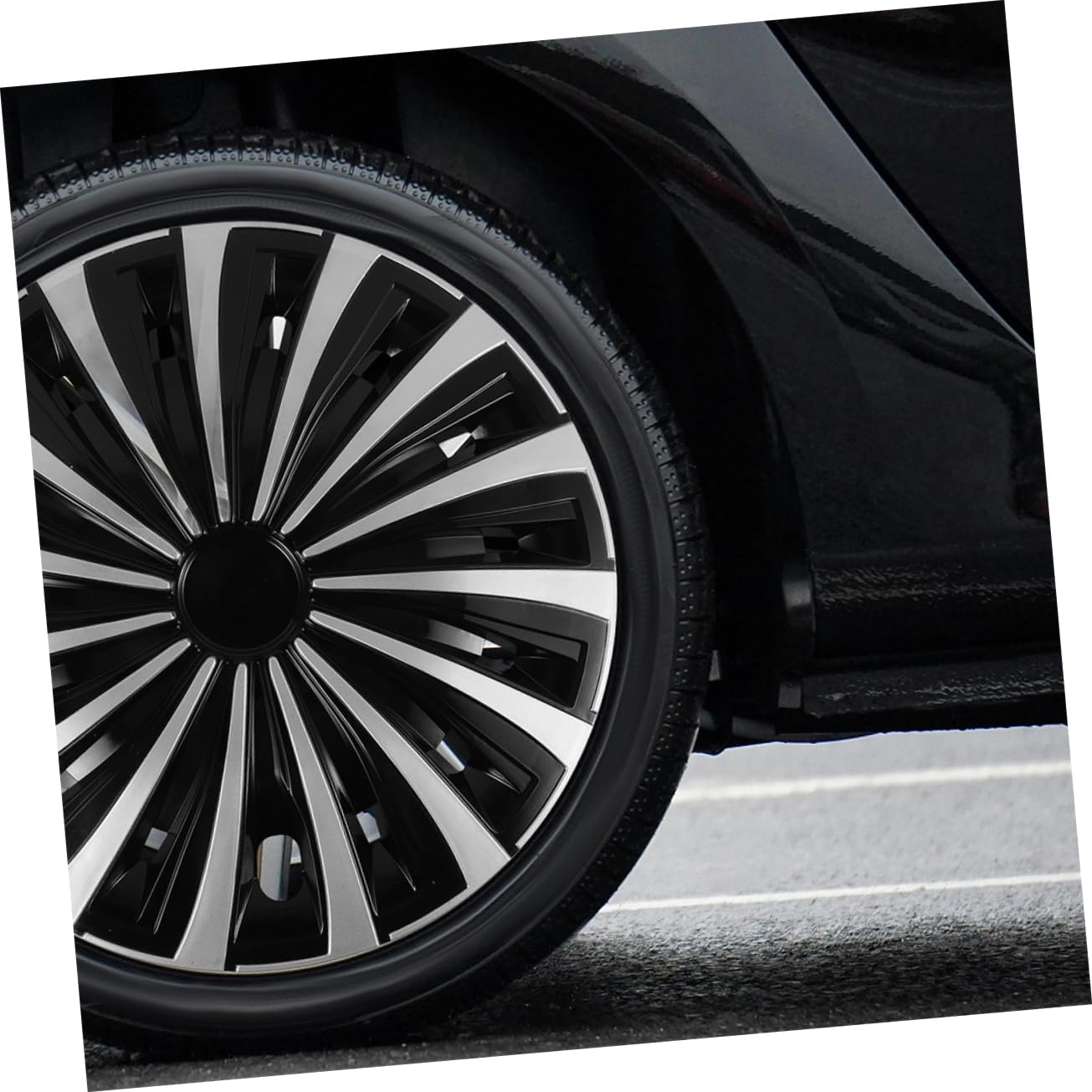 HEALEEP Wheel Decorative Wheel Center Cap for Car Automotive Replacement Simple Installation