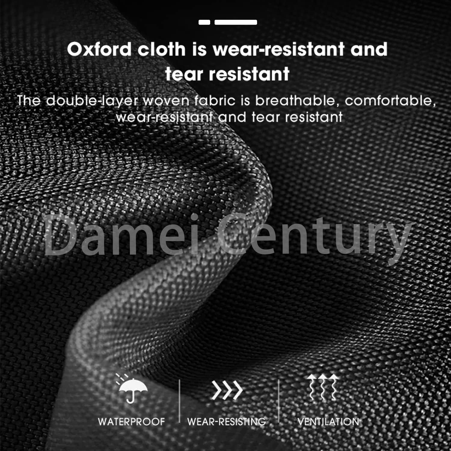 Damei Century Folding Camping Chairs- Lightweight, Portable Chair for Beach, Lawn, Outdoor Sports, Black image number 1