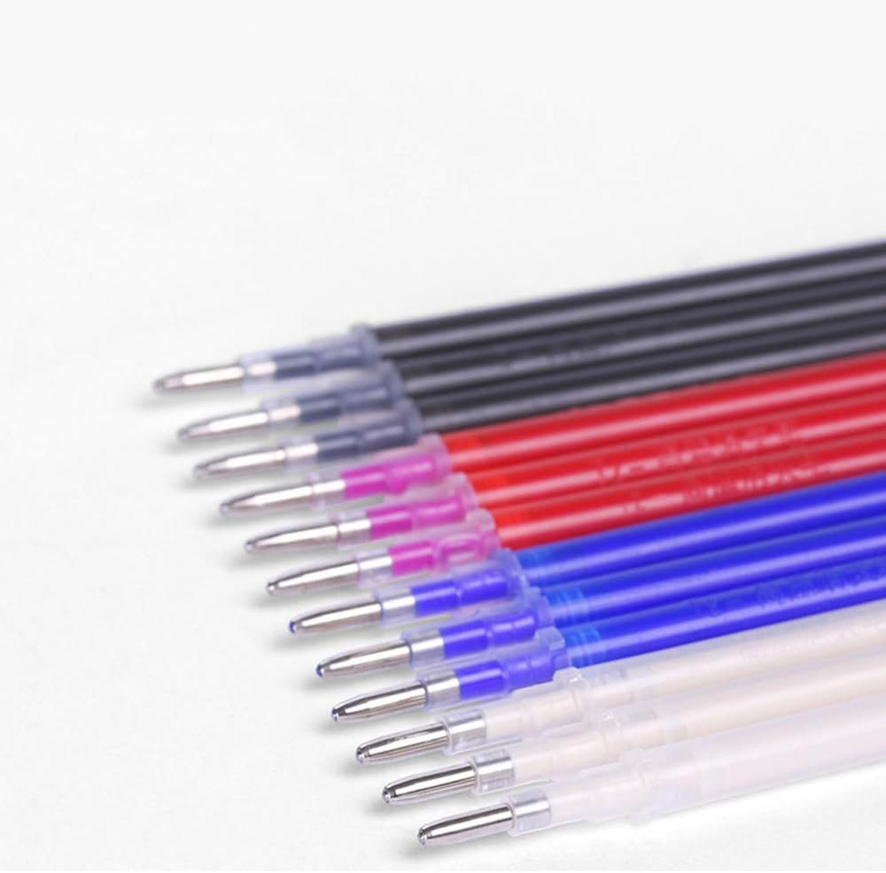 Onwon Heat Erasable Fabric Marking Pens with 8 Refills, 4 Colors Heat Erasable Pens for Fabrics in Four Colors Sewing Quilting Dressmaking
