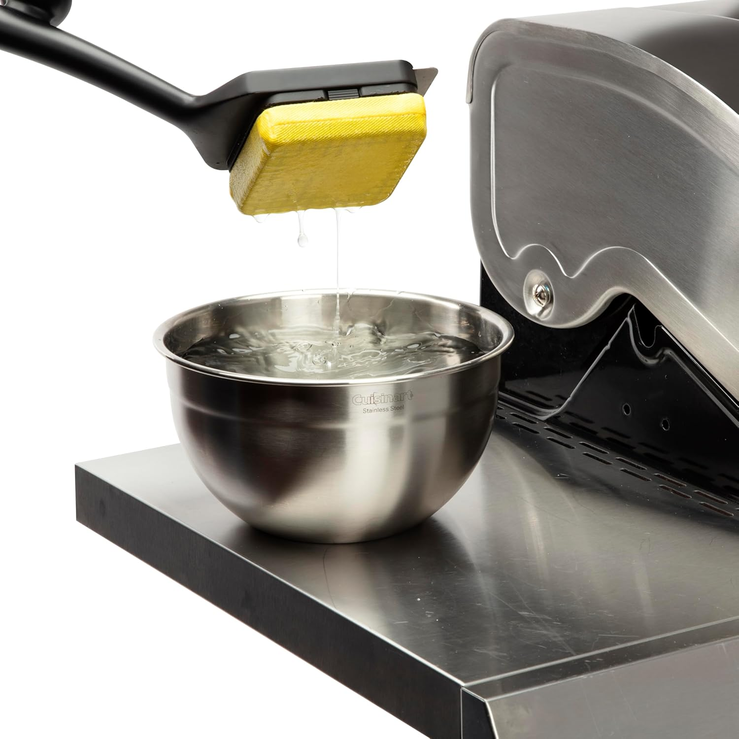 Cuisinart CCB-1000 Grill Renew Steam Cleaner Brush, Safe and Effective Barbecue Cleaning Brush, Replaceable Head, Aramid Fiber Fabric image number 4