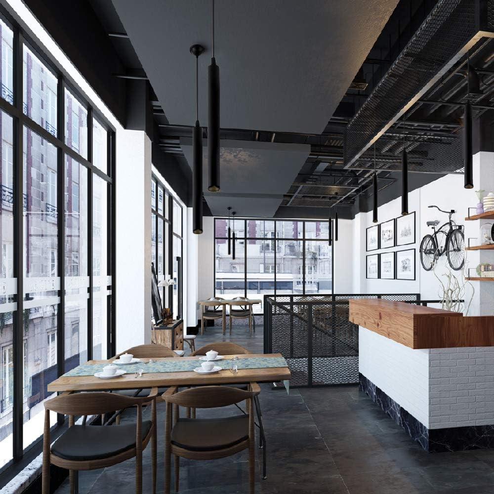 Hobaca 12W Dia 5CM *L 40CM Tube LED Modern Pendant Lights Spot Light for Island Dining Living Room Bar Counter Shop Ceiling Kitchen Lamp Downlight image number 6