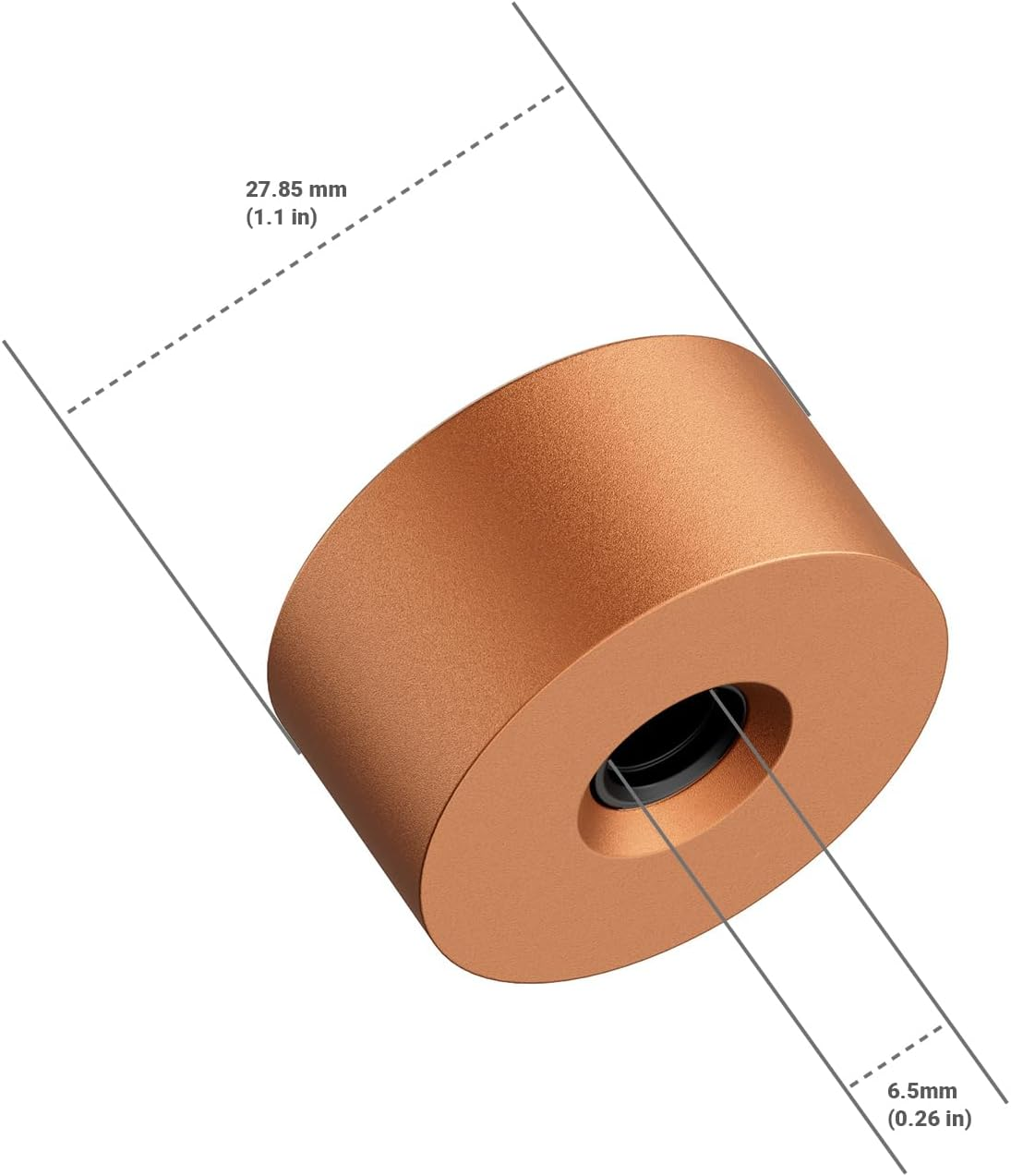 Fosi Audio Replaceable Control Knob Orange Controller for V3 Amplifier Stereo Amplifier Home Audio, KNOB-V3-EU image number 1