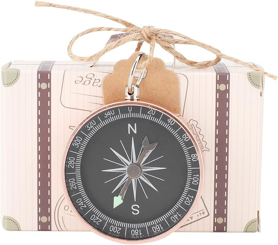 Gugxiom 20 Pieces Gift Boxes, Souvenir Gift with Blank Label, Mini Suitcase Gift Boxes, Party Gifts Candy Boxes with Handle for Wedding image number 5