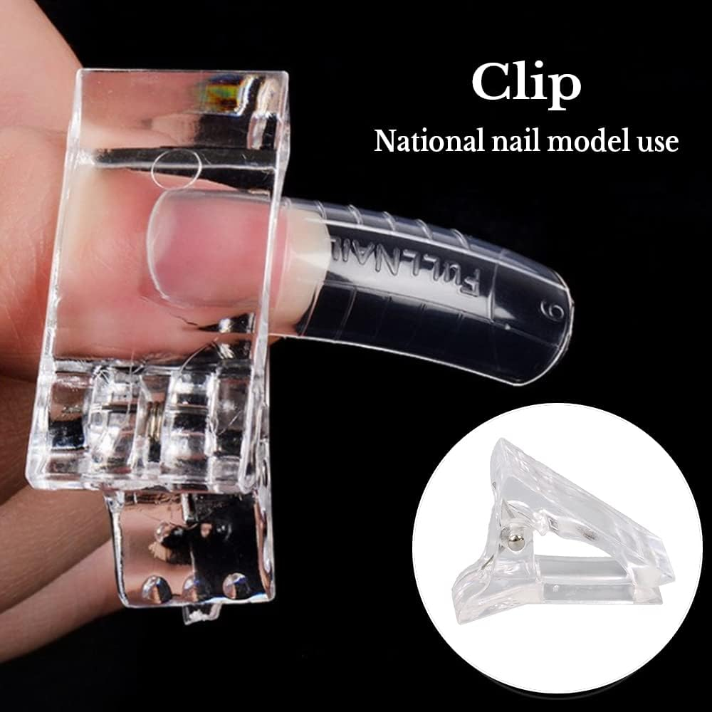 5PCS Nail Tips Clip Clamps for Poly Gel Quick Building Extension Builder Tool AU image number 1