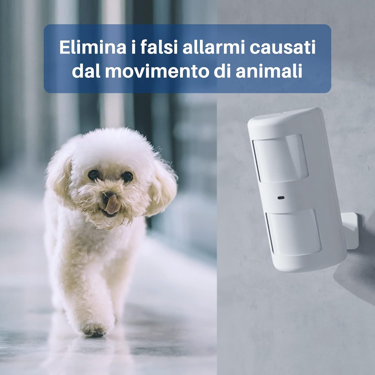 Chuango PIR-910 Pet Safe Motion Sensor Wireless Indoor Human Motion Detection Energy Saving Mode Tamper Protection 110&deg;/ 5M Detection Range image number 3