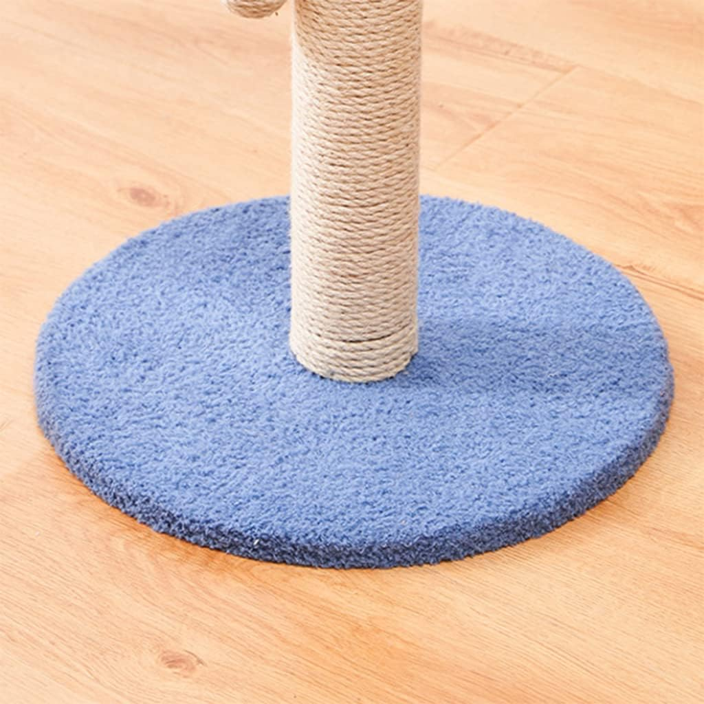 Play Indoor Cat Tree with Natural Sisal, Protect Your Furniture, Cat Scratching Post with Hanging Ball Toy for Cats Kittens Rest image number 6