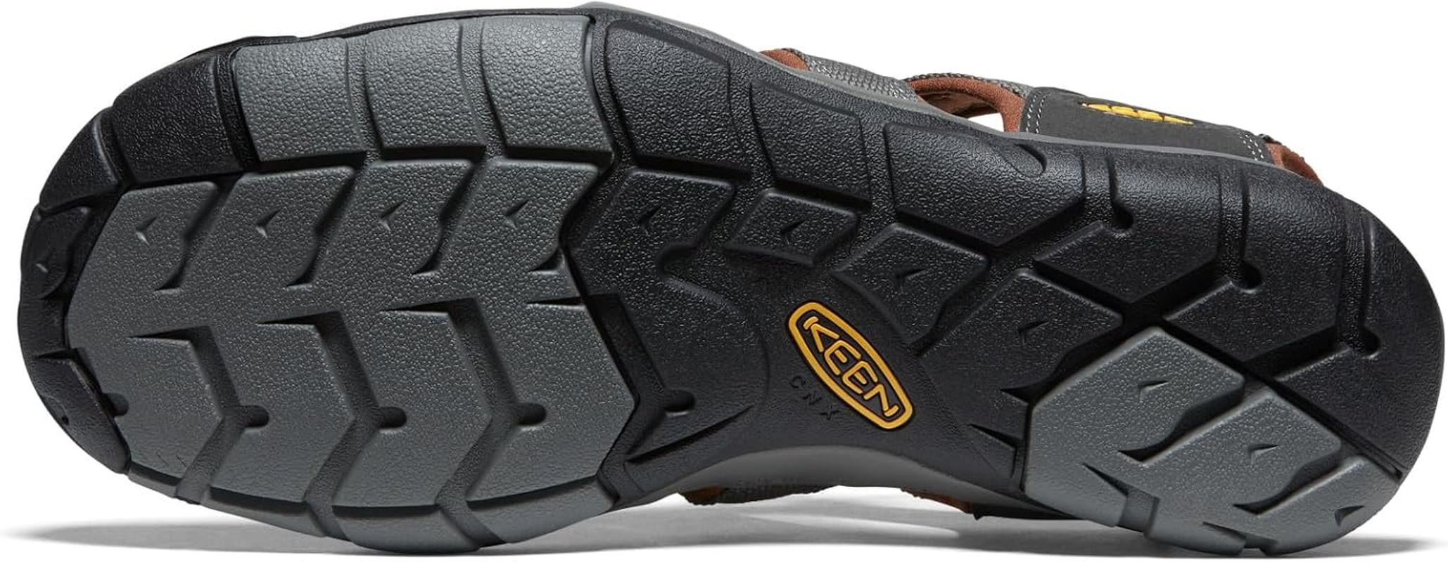 KEEN Male Clearwater CNX Raven Tortoise Shell Size 11 US Sandal