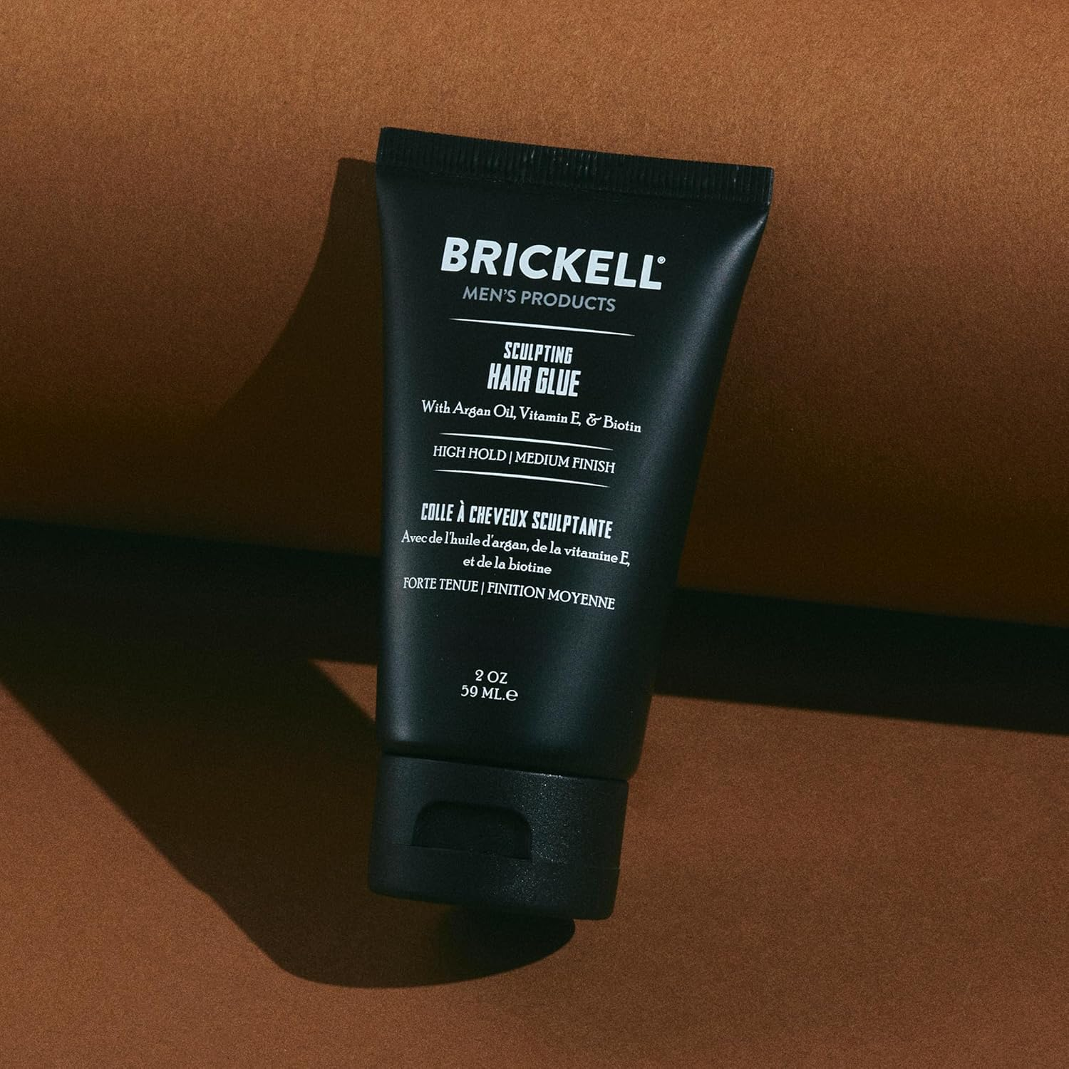 Brickell Men'S Sculpting Hair Glue for Men, All Day Lasting Hold for Sculpting and Shaping Hair, 2 Ounce, Scented image number 5