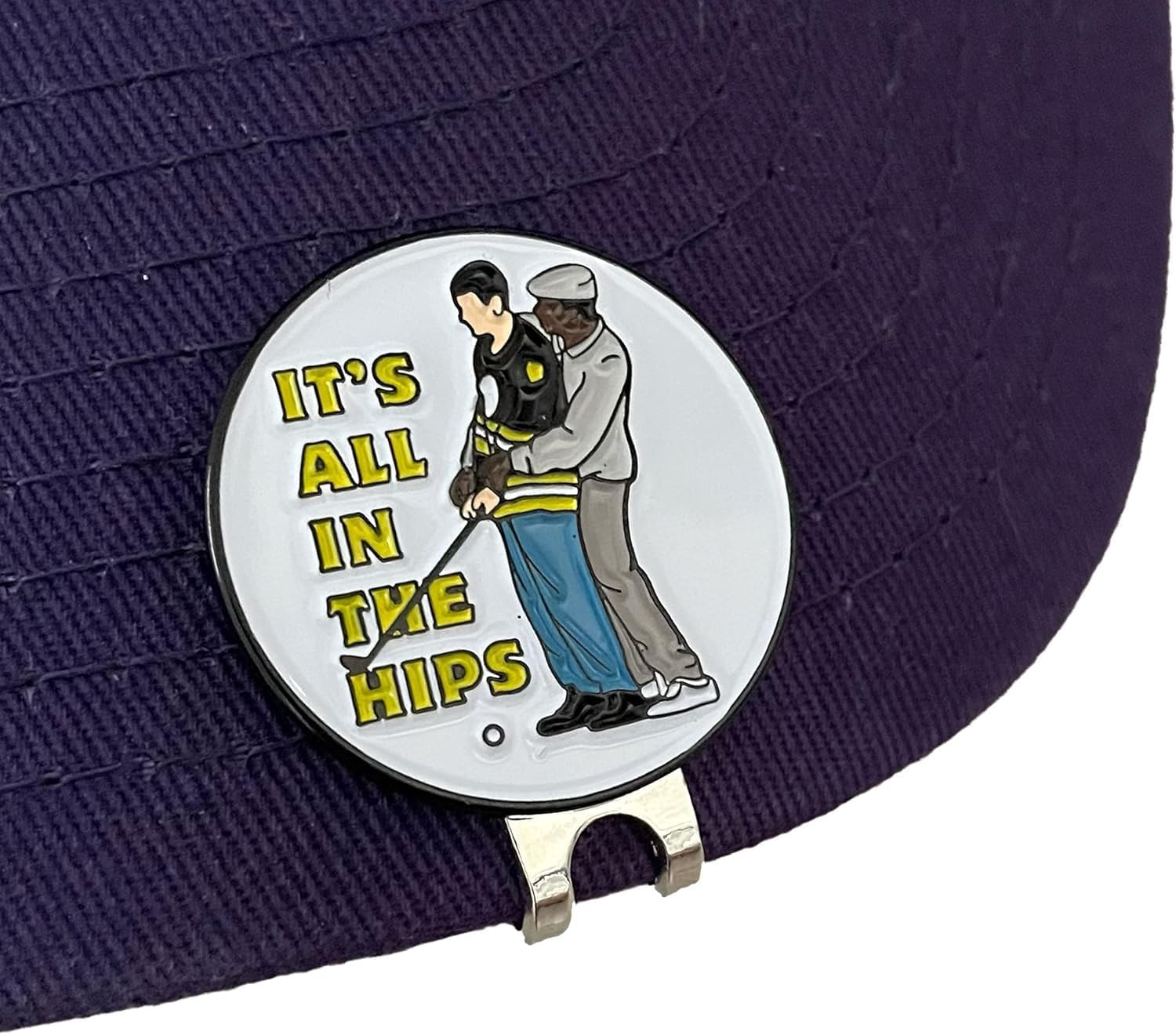 Golf Ball Marker Set, Golf Cap Clip, 31Mm Humorous Design Collection, 3-Pack image number 4