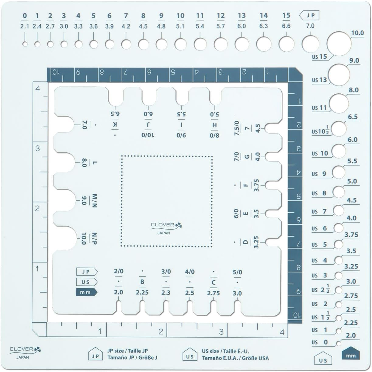 Clover Swatch Ruler and Needle Gauge image number 5