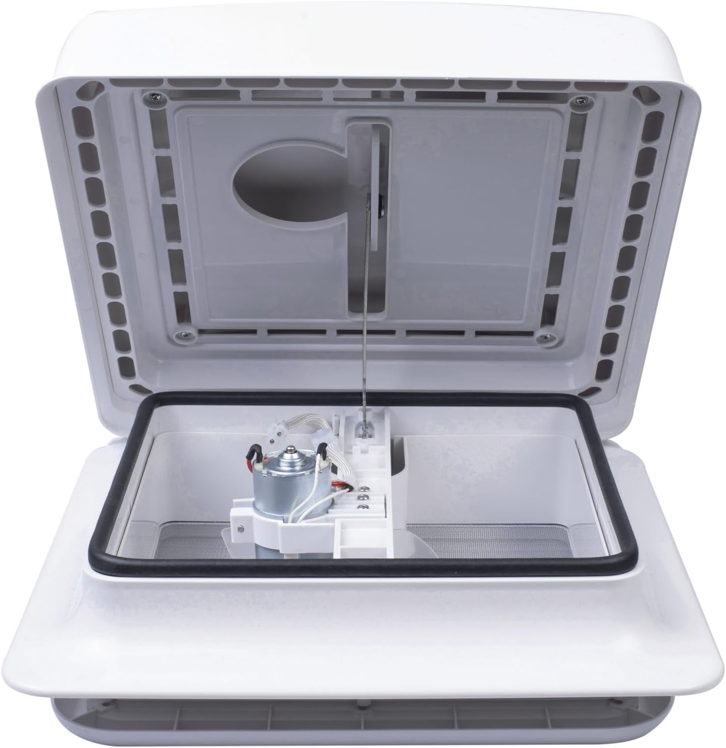 Gonia RV Bathroom Roof Vent Hatch Fan 12V, Caravan Motorhome Shower Hatch Air Exhaust Fan for Motorhome Caravan 280Mm image number 3