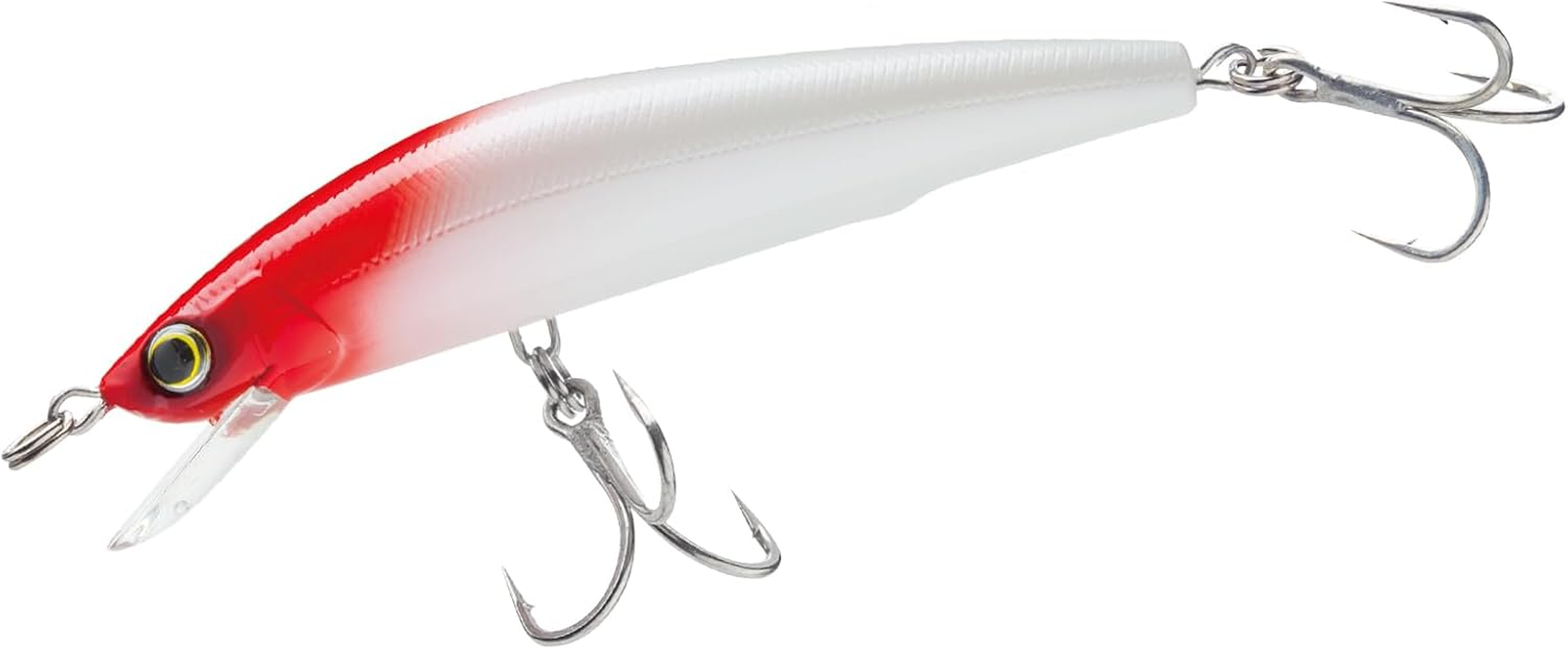Yo-Zuri Mag Minnow Floating Diver Lure, Pearl Redhead, 5-Inch