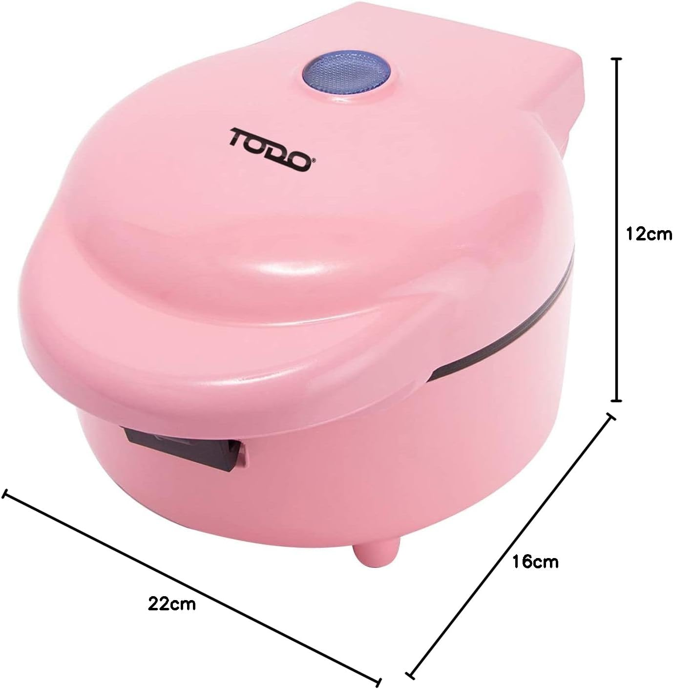 TODO Waffle Bowl Maker Ice Cream Dessert Treat Maker Breakfast Bowl - Pink image number 3