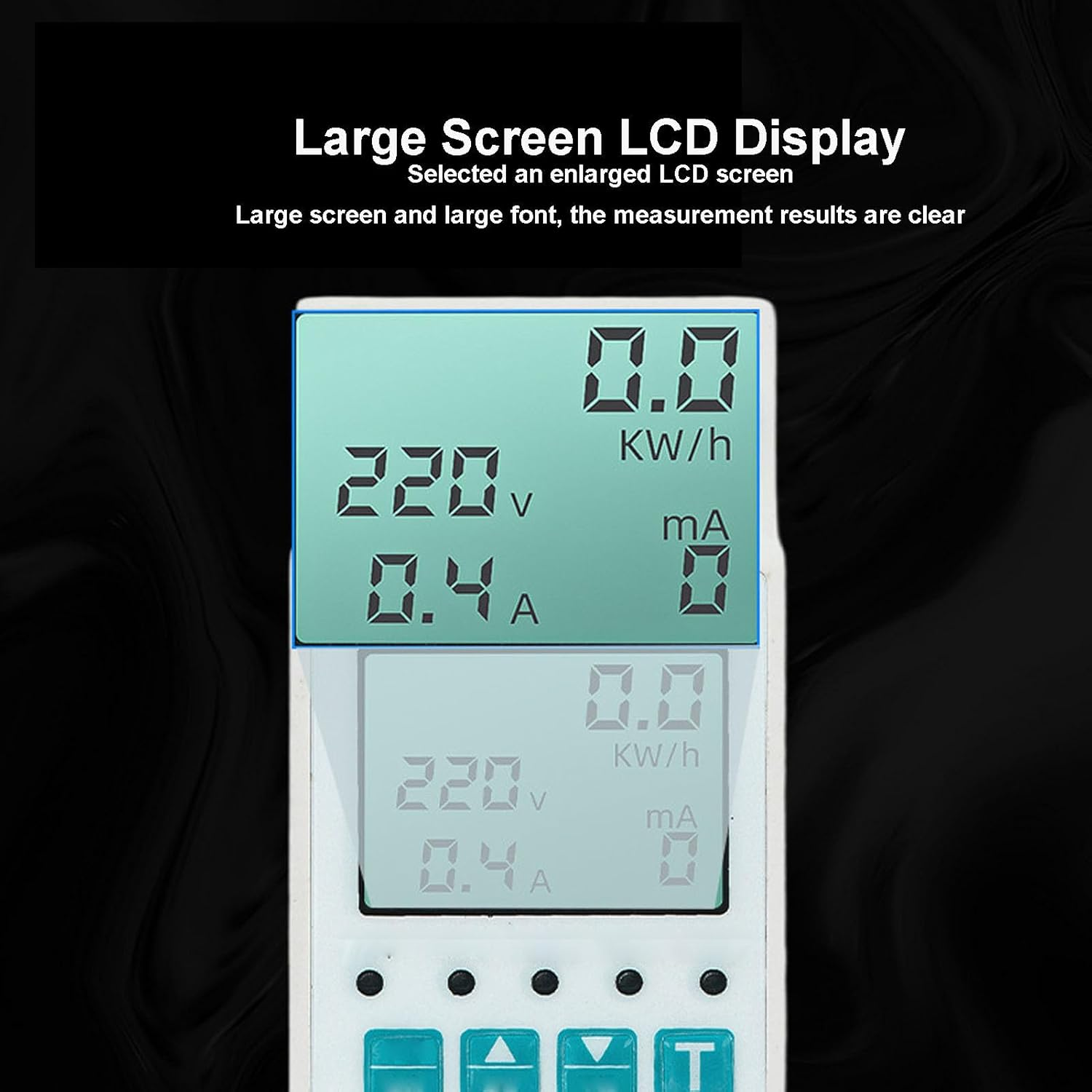 Luocute Wifi Smart Power Meter, 63A Energy Monitor Switch Meter with LCD Display, APP Remote Control, Schedule & Timer Function, Voltage Current Leakage Guard for Home image number 6