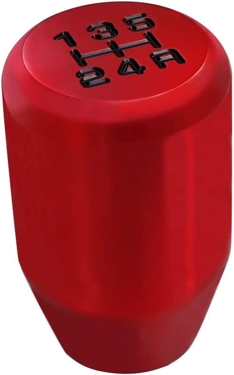 Manual 5 Speed Universal Gear Stick Shift Knob Red Racing for JDM Aluminum Shifter