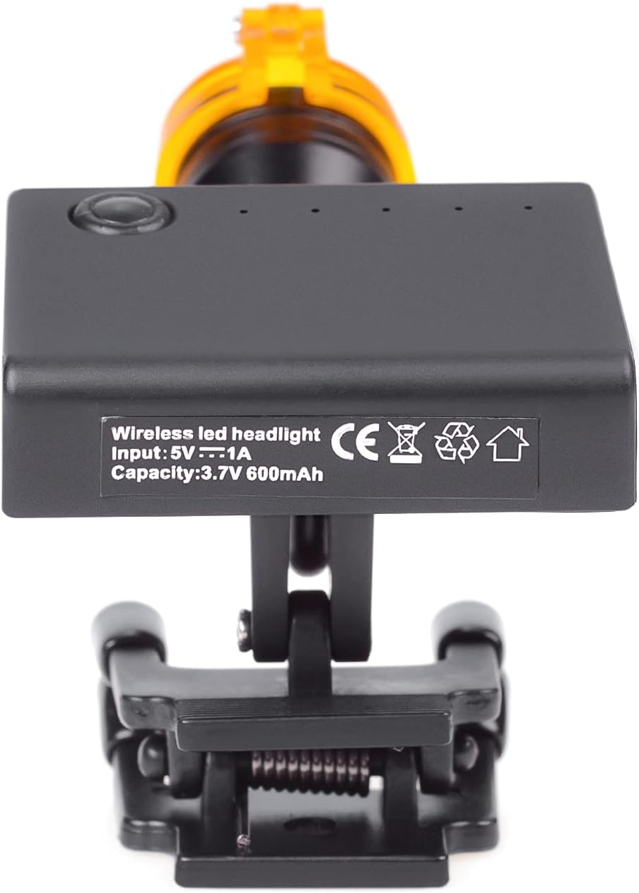 5W LED Headlight for Loupes Glasses,Portable Headlamp LED Adjustable Brightness Head Light Lamp image number 5