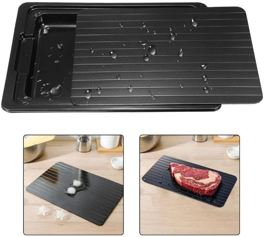 Fast Defrosting Meat Tray FDA Approved Large Miracle Aluminium Thawing Plate image number 4