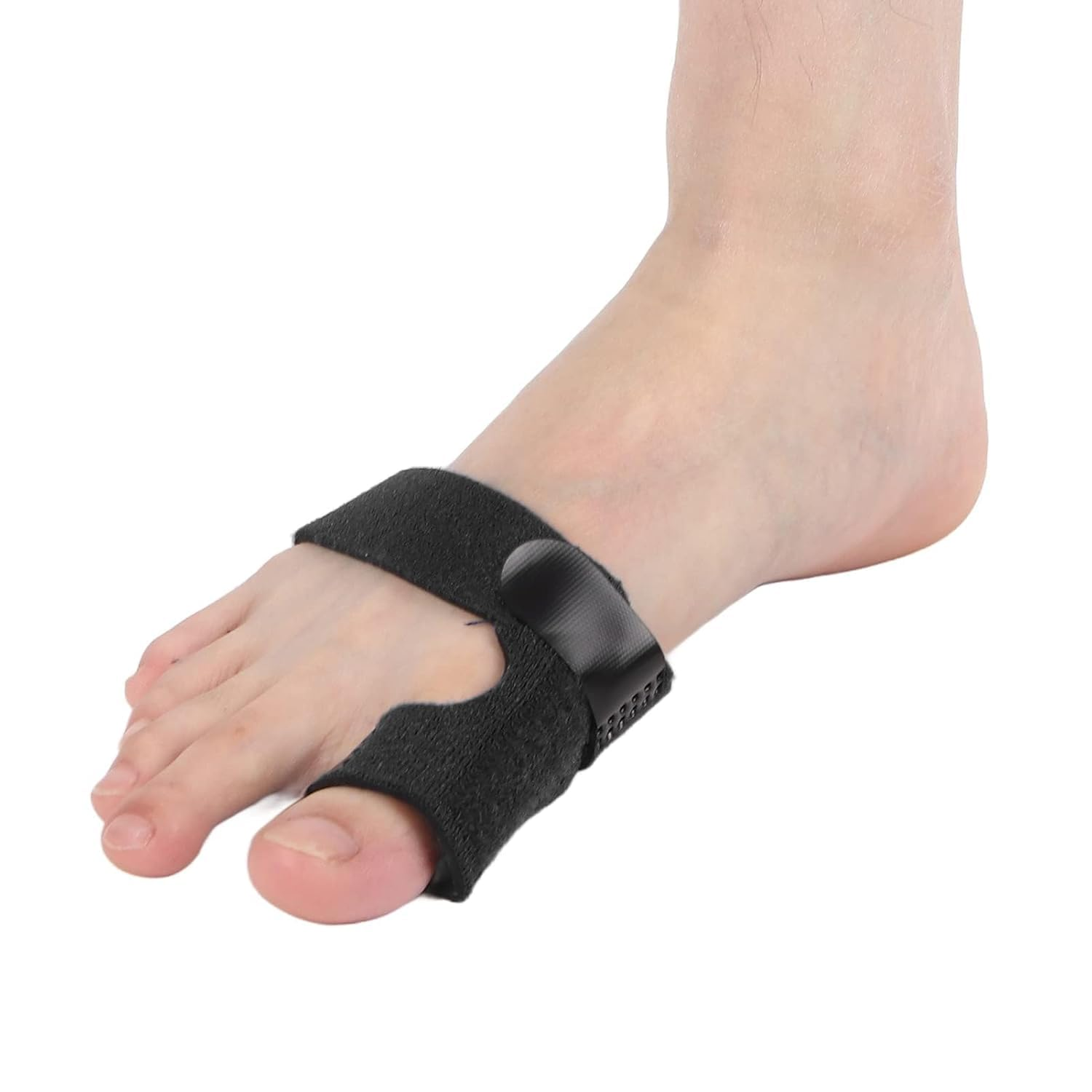 Toe Brace, Hallux Valgus Corrector, Multi Adhesive Toe Fracture Fixation, Hallux Valgus Correction Splints, Toe Protectors Support Brace,Toe Bending Correction for Men Women(Black) image number 5