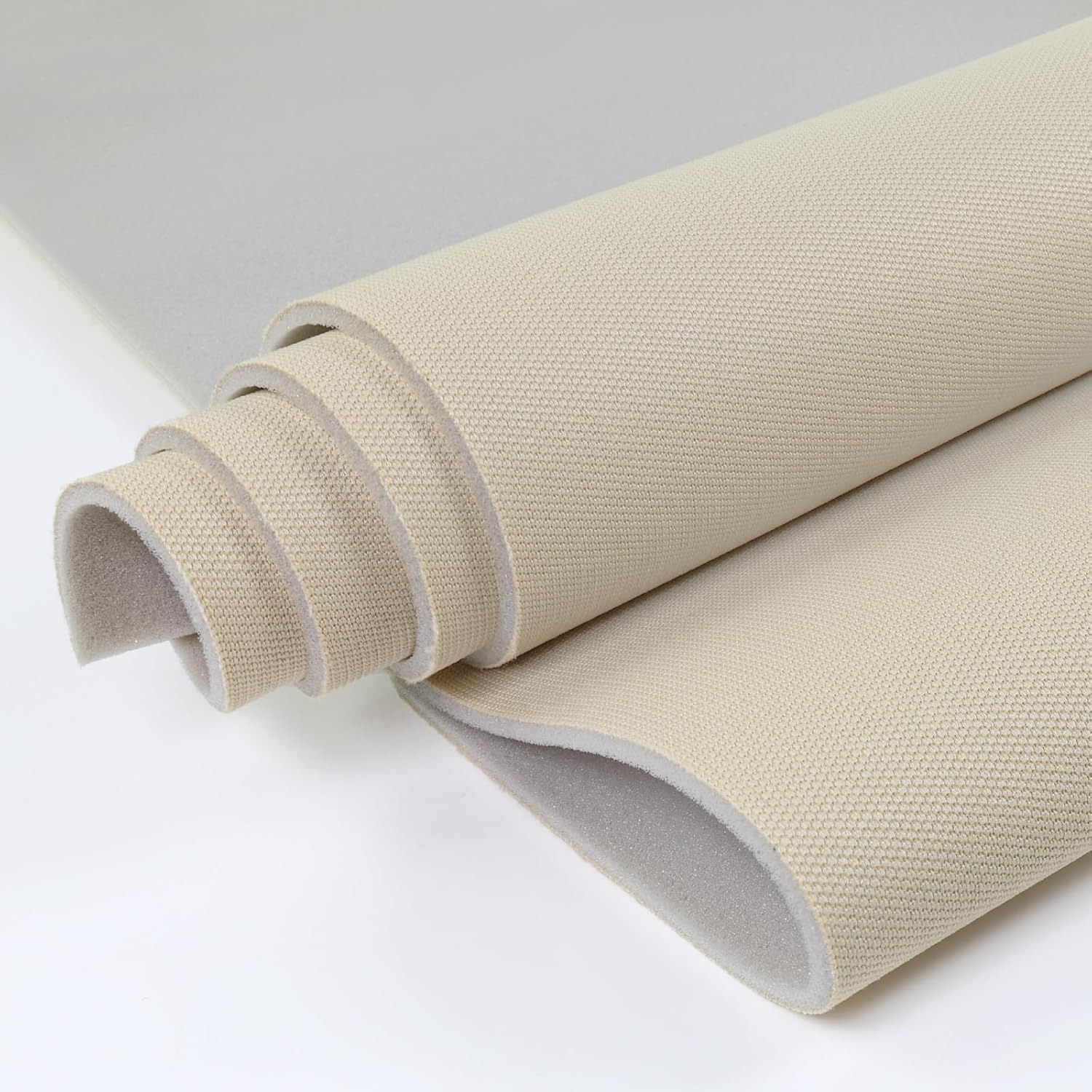 Uexplore-Oz Headliner Fabric - Flat Knit Headliner Roof Lining Mesh Type with 3Mm Foam Backing, Car Interior Replacement Headliner Material for Ute SUV RV Caravan Sedan Hatchback (Black, 1.5M &times; 2.4M)