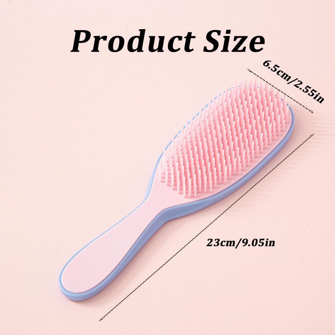 Ultimate Detangler Hair Brush for Coloured, Ergonomic Handle, Ideal for Conditioner Distribution, Gentle on Sensitive Hair, Hair Brush for Wet and Dry Hair, Environmentally Friendly image number 1