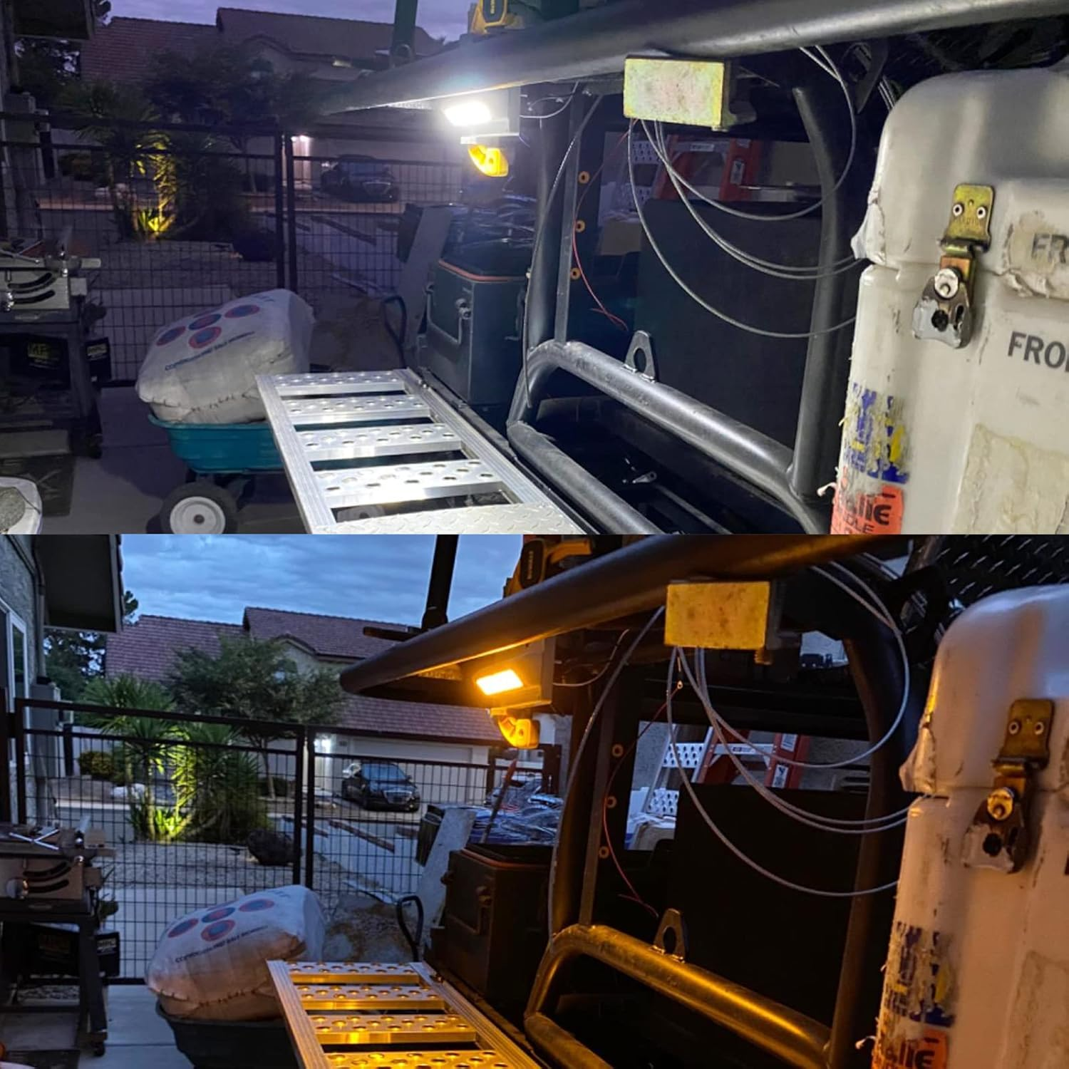 Dream Lighting Gray Shell 200MM 12V LED Awning Annex Lights Waterproof Interior Exterior Rigid Wall Bars Light Camping Lamp for Heavy Duty off Road RV Caravan Motorhome Yacht Boat Cool White/Amber image number 3