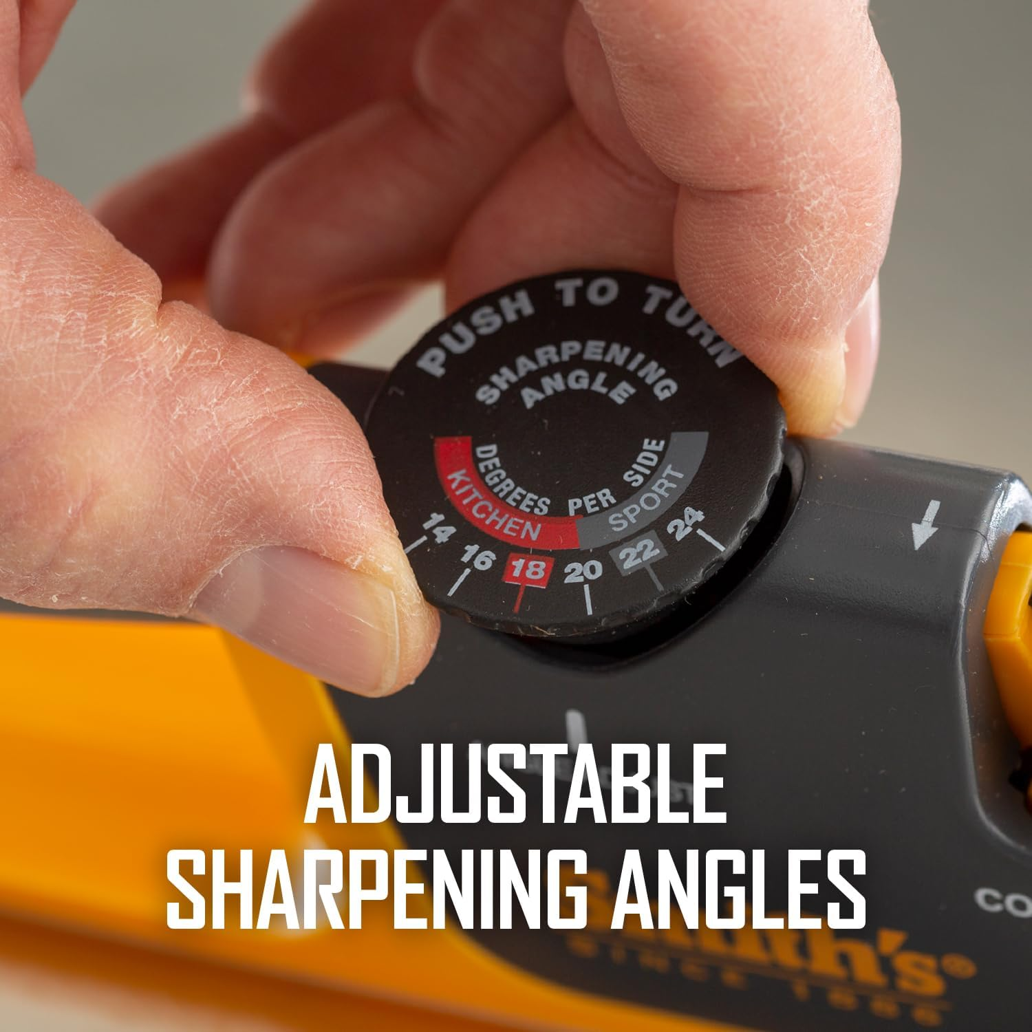 Smith'S Adjustable Angle Pull-Thru Knife Sharpener