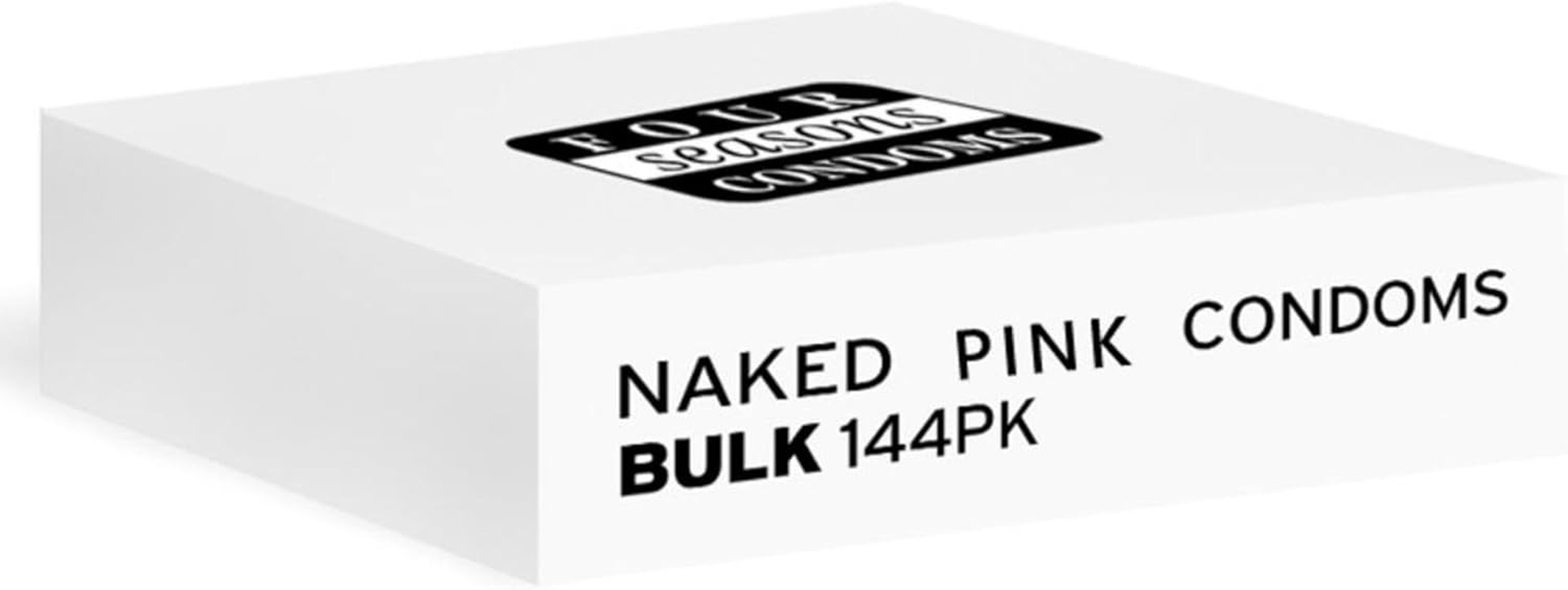 Four Seasons Naked Pure Pink Ultra Thin Male Condoms (Pack of 144)