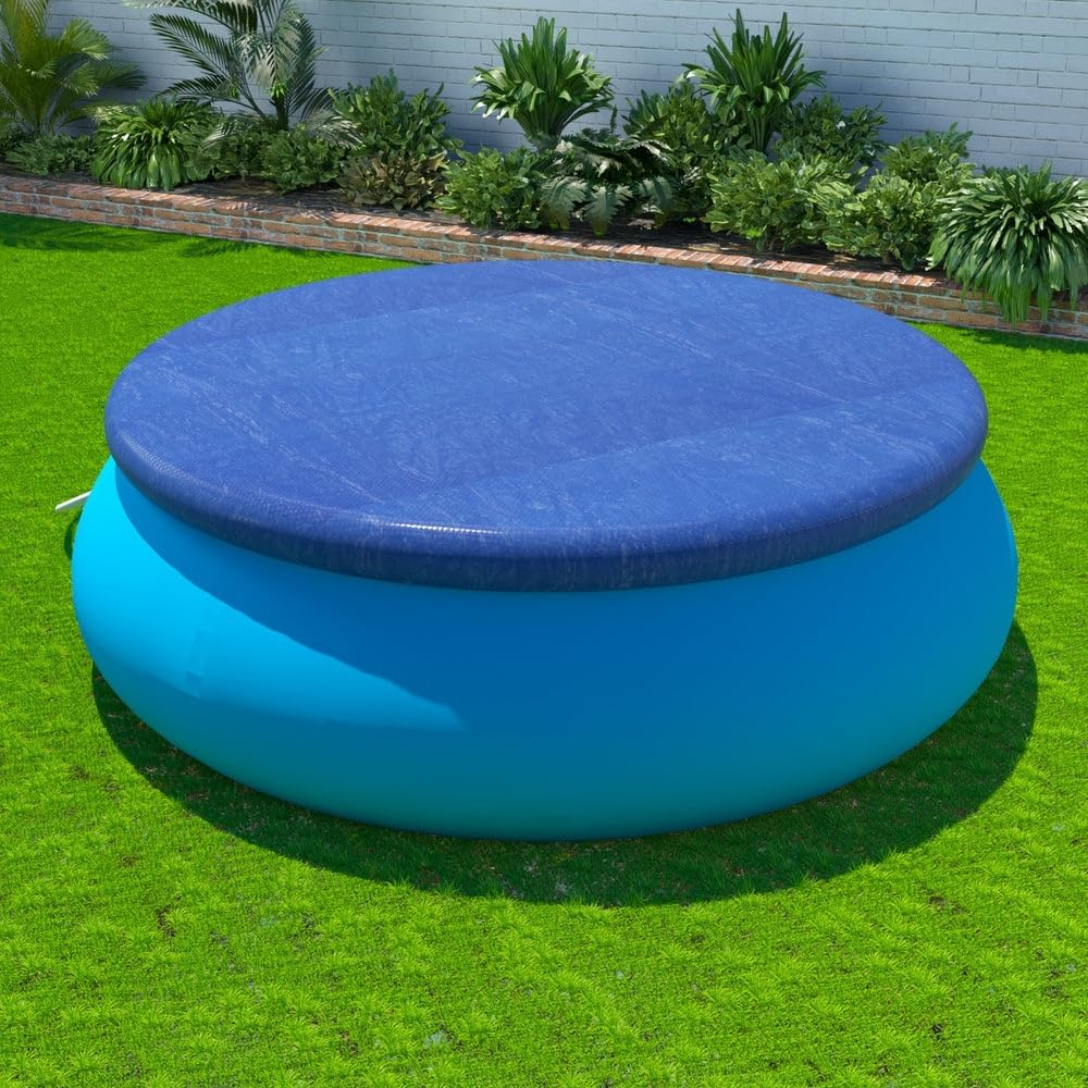 Aquabuddy Pool Cover Fit 2.44M Ring Above-Ground Swimming Pool Protector Blue image number 4