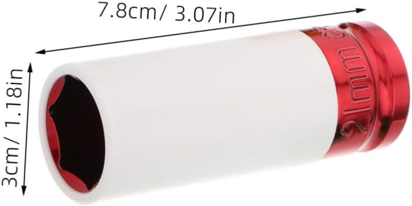 ZUNOXAZ 4Pcs Wheel Lug Nut Impact Socket Set Thin Color-Coded for Easy Identification Compatible Pneumatic Tools for Automotive Repairs and Projects image number 5