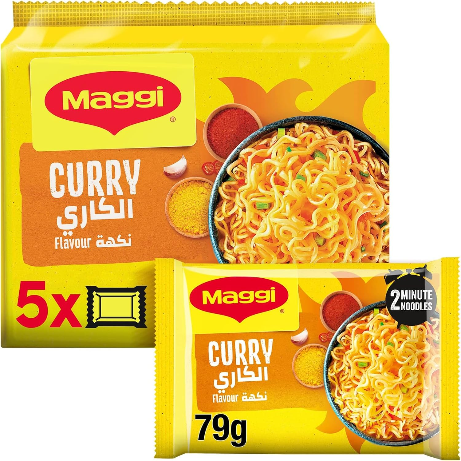 Nestle Maggi Mee Curry Noodle, 5X79 G image number 4