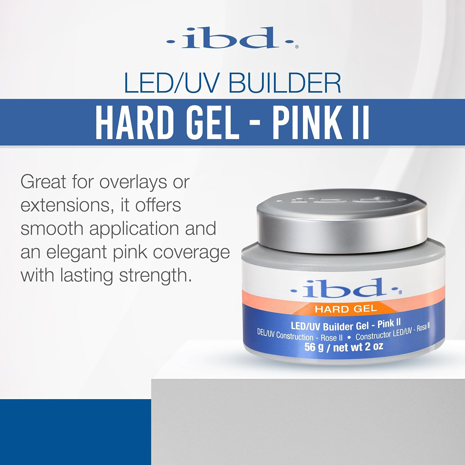 IBD Led/Uv Gels, Pink Ii 2 Oz. image number 4