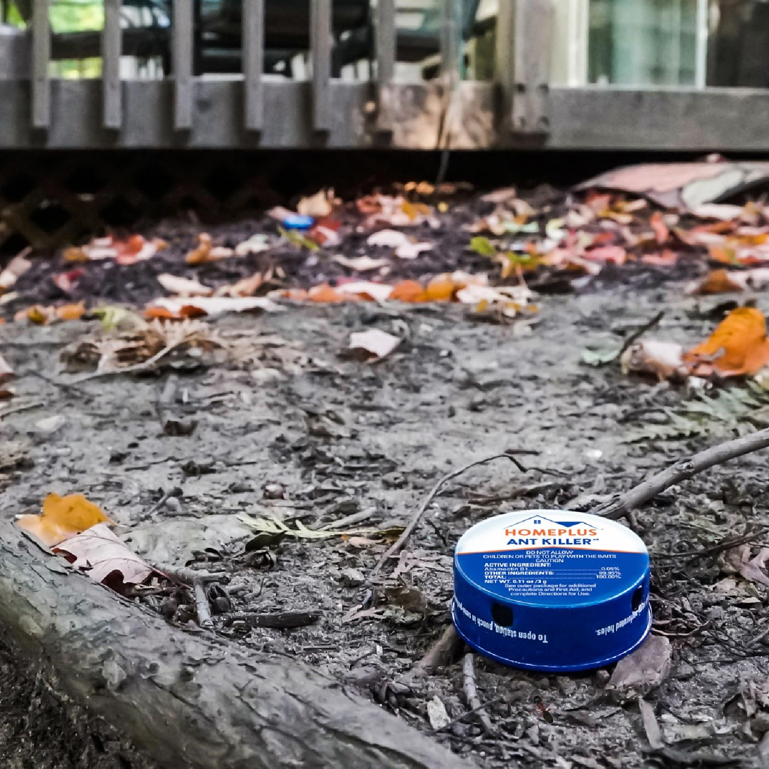 Home plus Ant Killer (4-Pack), Metal Ant Traps Indoor & Outdoor, Ant Bait Station, Effective Ant Control System, 4 Cans Ant Bait Traps, Ant Traps W/Food-Based Attractants, Pesticide-Free Ant Baits image number 3