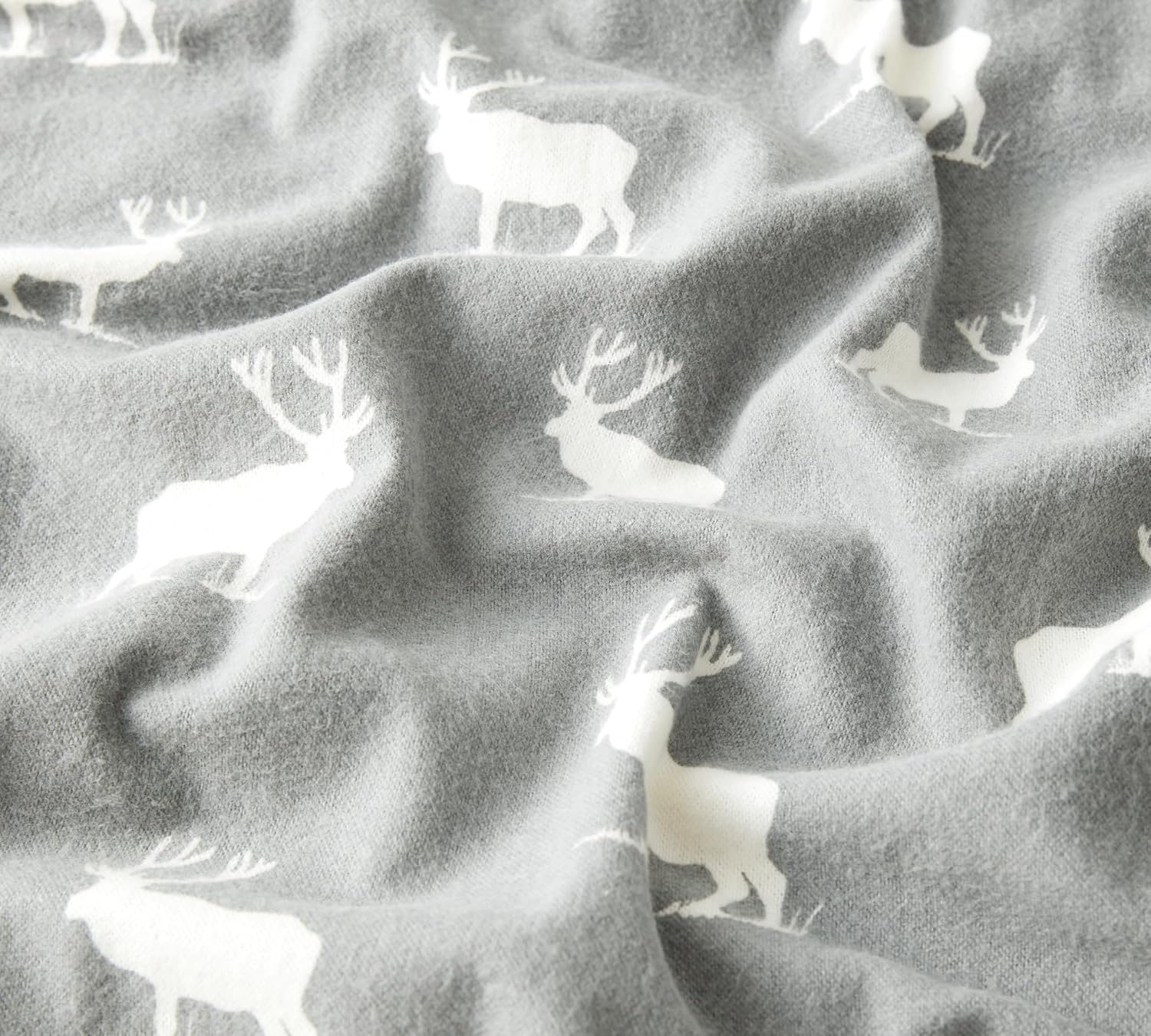 Eddie Bauer - Flannel Collection - Cotton Bedding Sheet Set, Pre-Shrunk & Brushed for Extra Softness, Comfort, and Cozy Feel, King, Elk Grove