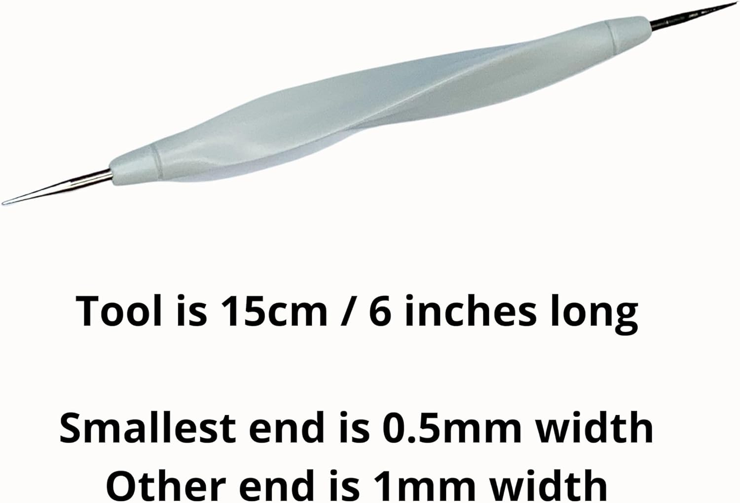 Fine Stylus - Dotting Tool - Happy Dotting Company - Embossing Stylus - Achieve Immaculate Dots with Ease! Precision Dotting Perfection with Our Mandala Dotting Stylus Double Ended 0.5/1.0 Mm image number 2