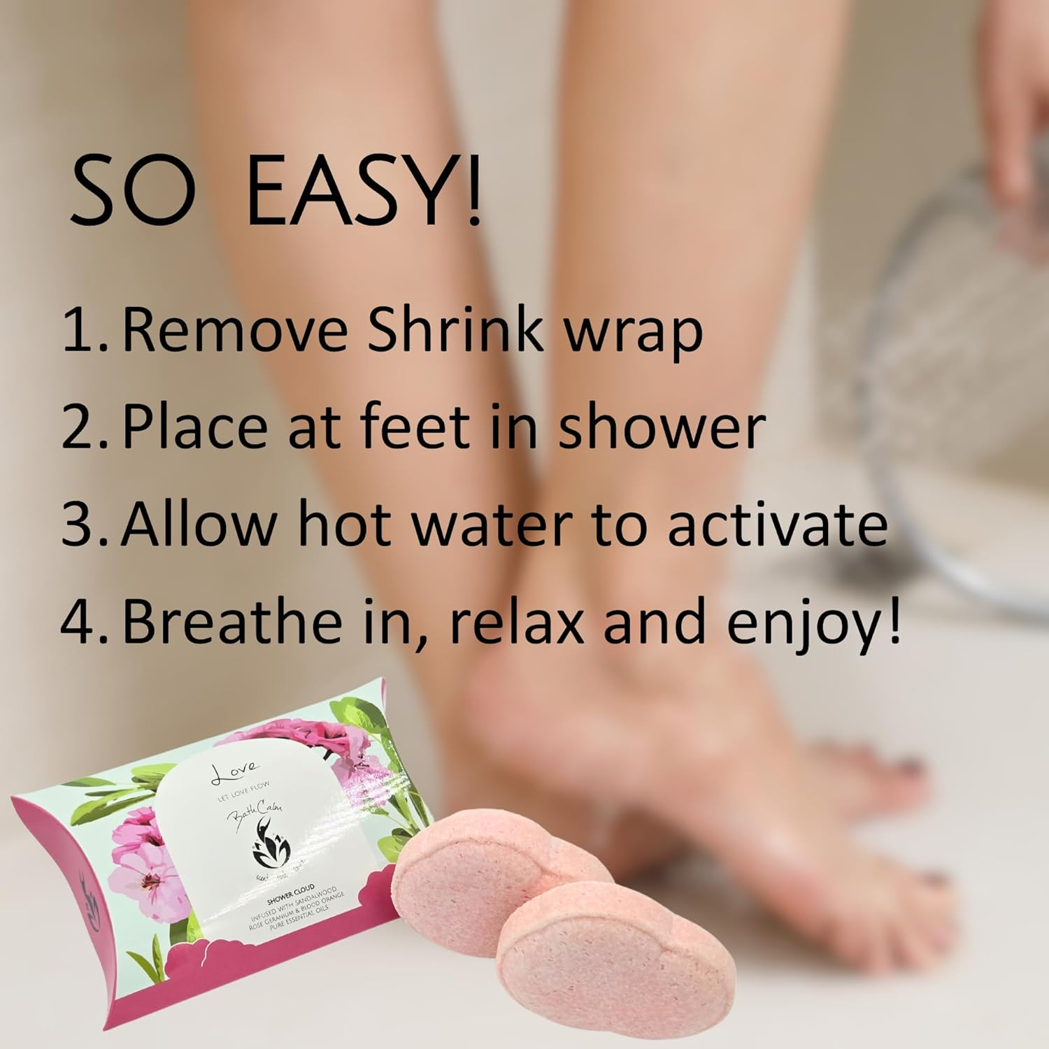 Bathcalm - Shower Cloud Love 150 G image number 4