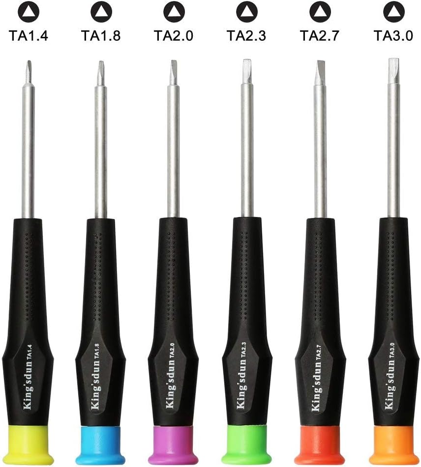 Full Triangle Head Screwdriver Set for Electronic Toys, 7-Piece Triangle Security Screws Driver Tool Kit for Thomas Mcdonald'S Toy Series Repair Battery Disassemble - Toys Triangle Driver Set image number 1