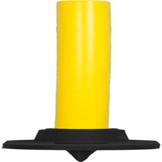 DSC Target Cricket Stump with Rubber Base | Yellow | Material: Plastic Target Stump with Rubber Base | for Cricket image number 2