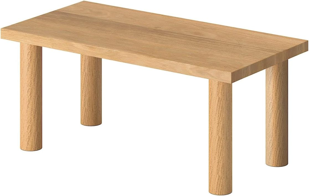 MUJI 82586152 Wooden Table Legs for 13" Tall Oak Wood Table Legs Set of 4 image number 1