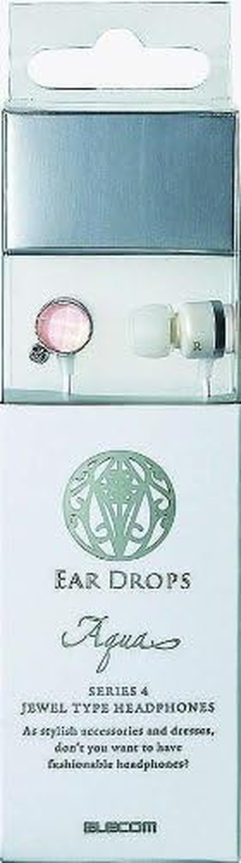 ELECOM Ear Drops Aqua EHP-AIN70PN In-Ear Headphones image number 1