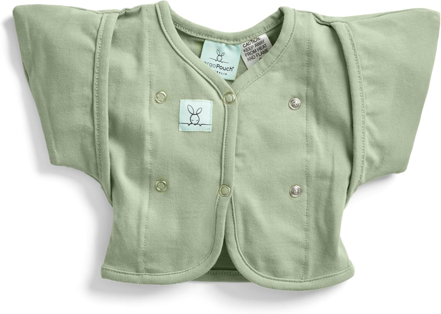 Ergopouch 0.2 Tog Butterfly Cardi for 2-6 Months Baby, Willow image number 4