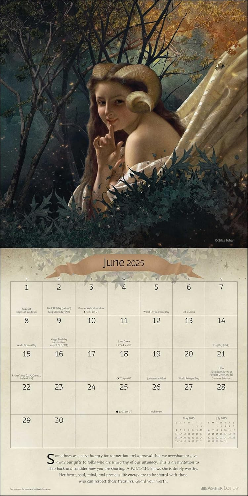 W.I.T.C.H. (Woman in Total Control of Herself) 2025 Wall Calendar