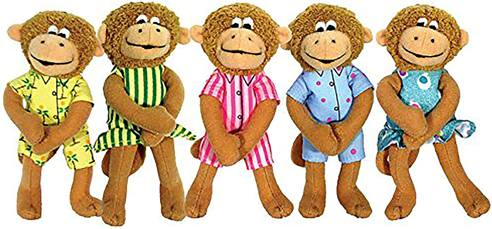 Five Little Monkeys Finger Puppet Playset image number 3