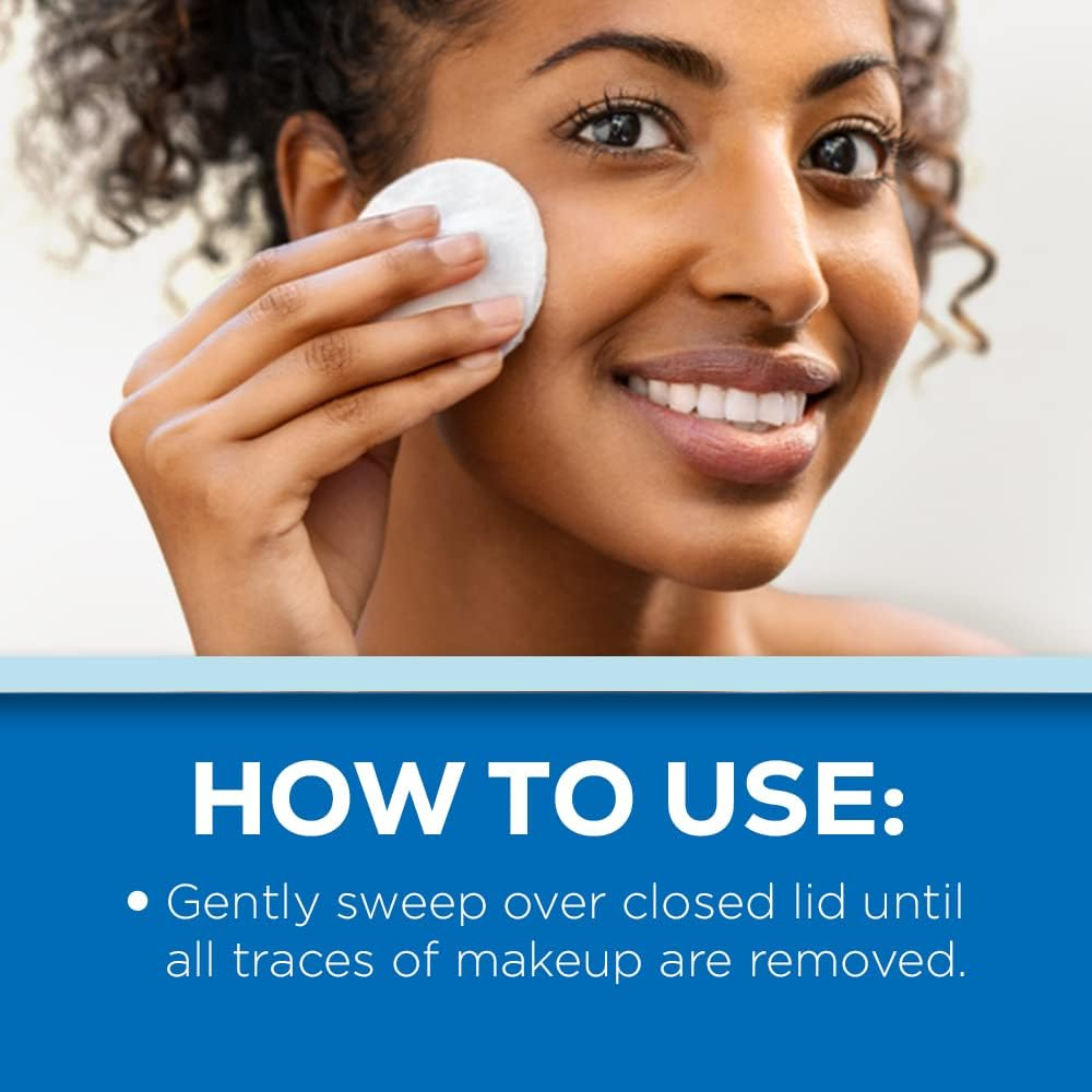 Andrea Eye Q'S Ultra Quick Eye Makeup Remover Pads, 65-Count (Pack of 6) image number 2