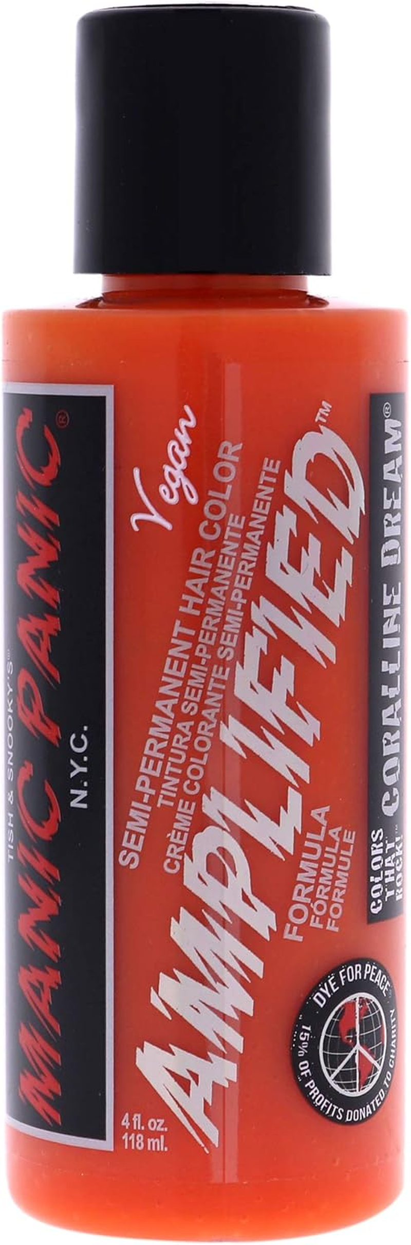 Amplified Hair Color - Coralline Dream by Manic Panic for Unisex - 4 Oz Hair Color