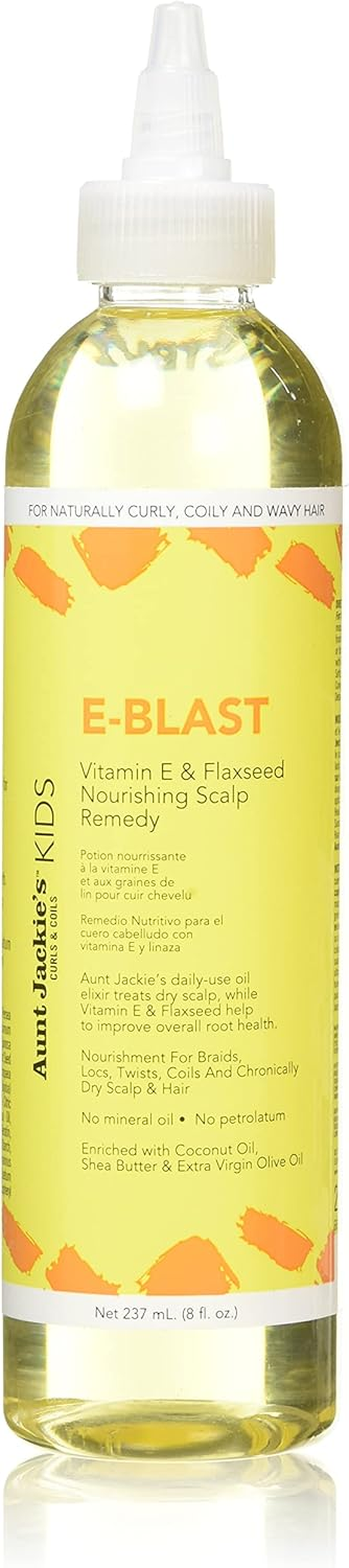 Aunt Jackie'S Girls E-Blast, Enriched with Vitamin E and Flaxseed, Nourishing Scalp Remedy, Great for Chronically Dry Scalp and Hair, 8 Ounce Spray Bottle image number 2