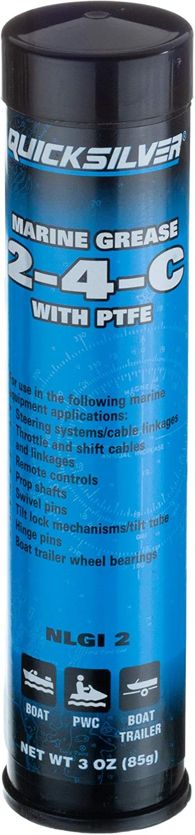 Quicksilver 802861Q1 2-4-C Marine Grease/Lubricant with PTFE 89 Ml image number 5