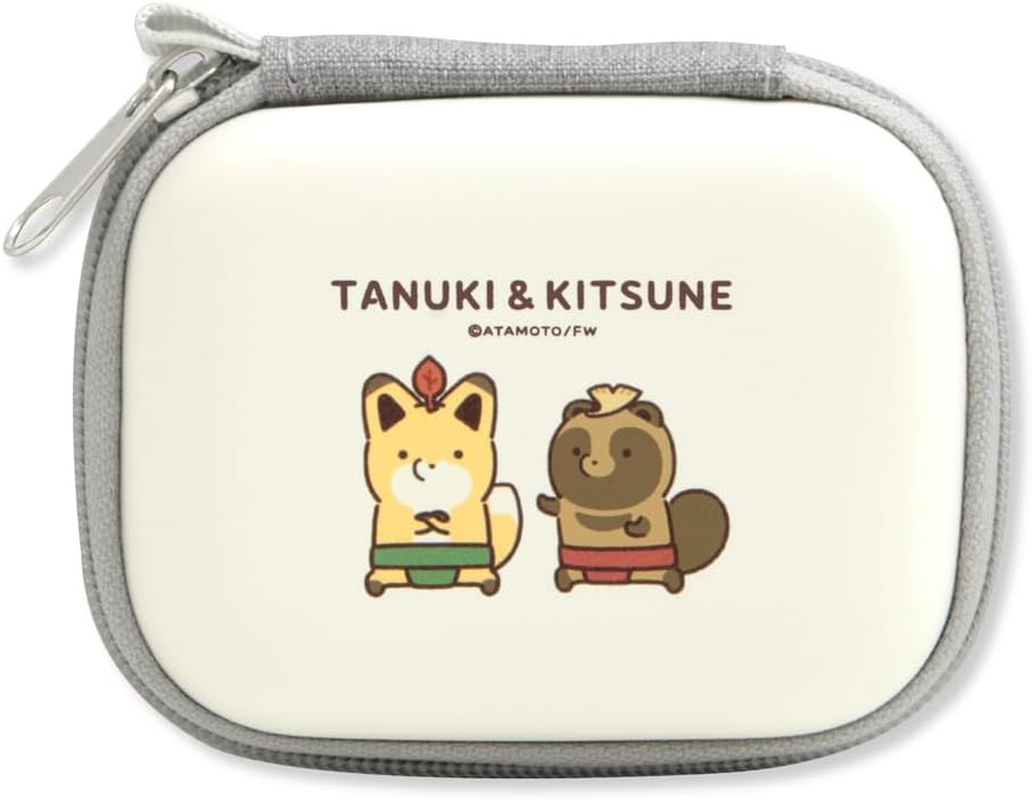 Grand Thunk Gadget Pouch, Small Hard Pouch, Storage, Small Items, Raccoon and Fox Gadget Pouch, SS Cable, Compact, Travel, Business Trip