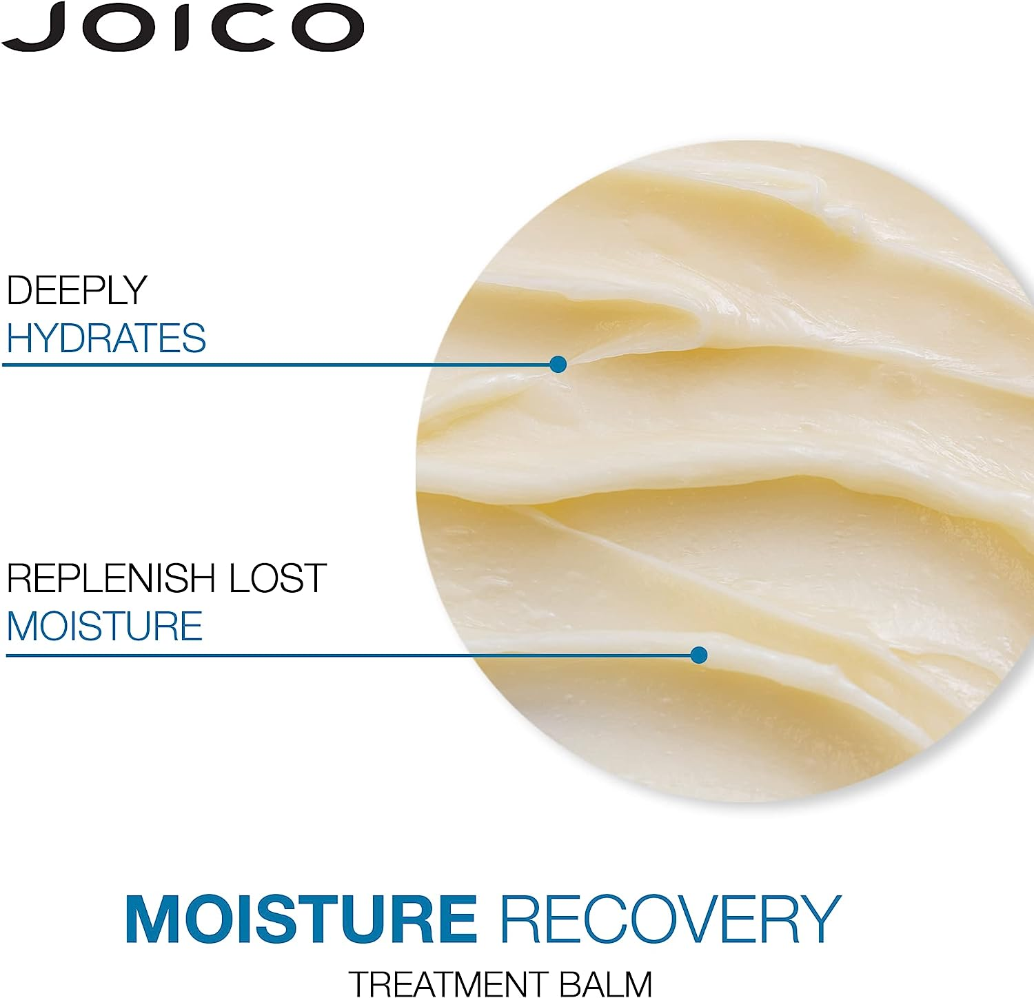 Joico Moisture Recovery Treatment Balm | Replenish Moisture & Soften Hair | Reduce Frizz & Add Shine | for Thick/Coarse & Dry Hair image number 2