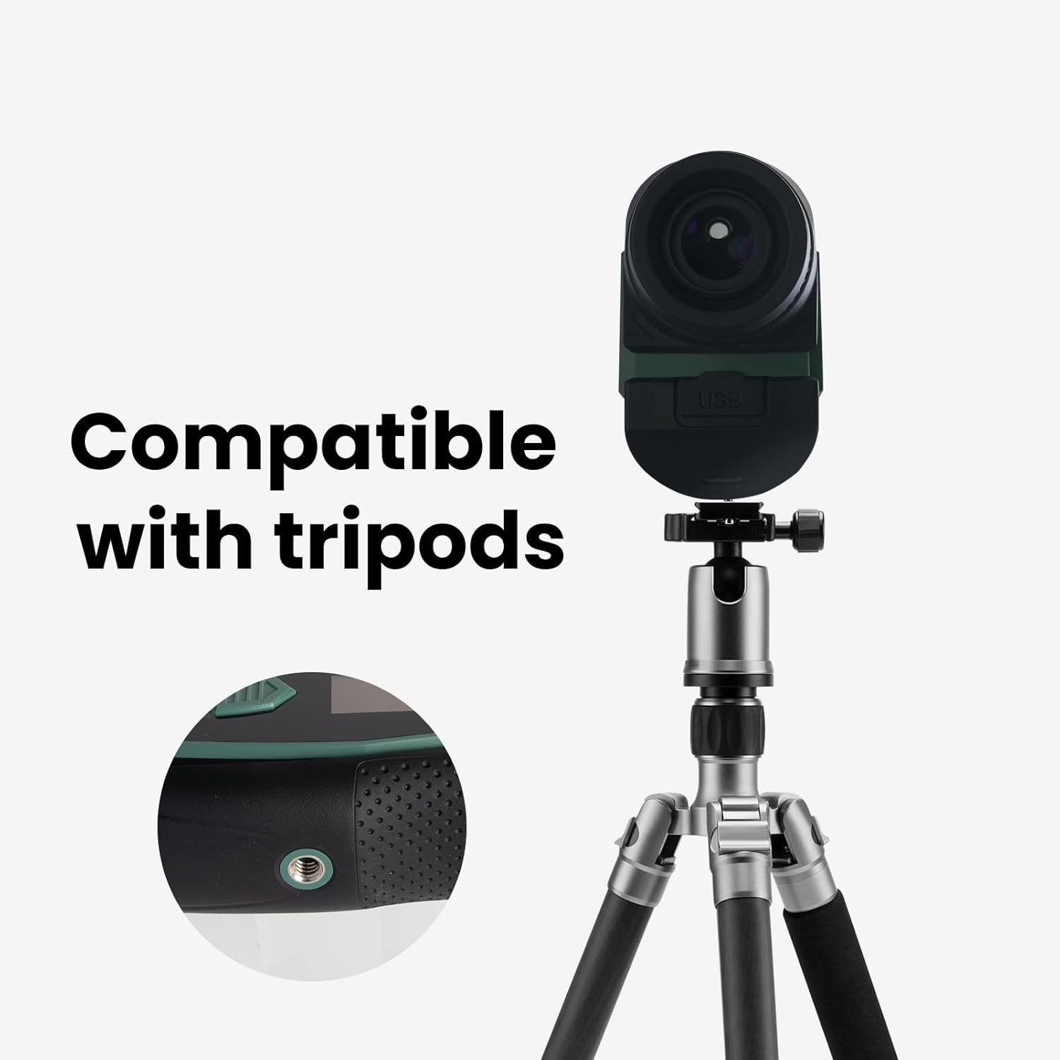 Mileseey Laser Rangerfinder for Golf 1500Yd, &plusmn;0.5Yd Accuracy, Distance, Angle Compensation, Speed, Angle Compensation Rangefinder for Golf, with Rechargeable Cable image number 3